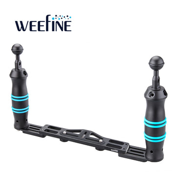 Weefine Adjustable 2-ball arm tray Bracket underwater photography